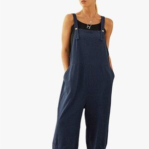 Navy Blue Overalls